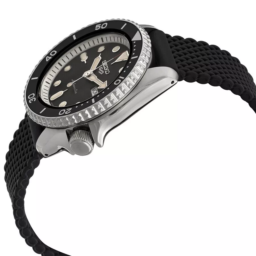 Seiko 5 Sports Men's Automatic Black Watch SRPD73K2 – Rugged Dive-Style Timepiece with Stainless Ste extra image