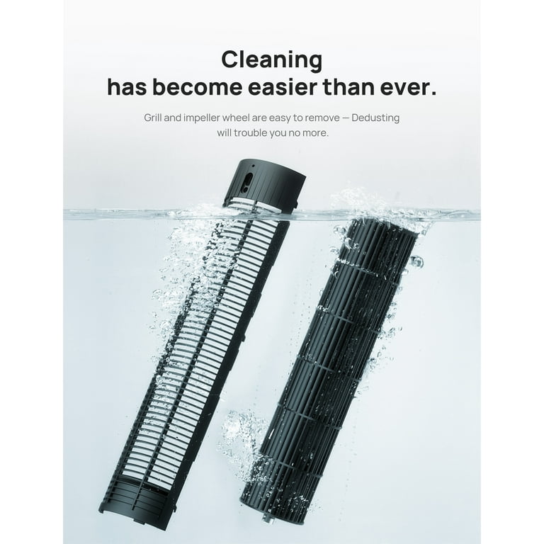 Dreo 36" Bladeless Tower Fan with Remote | 90° Oscillating Ultra-Quiet Cooling Fan for Bedroom | AmazPromo