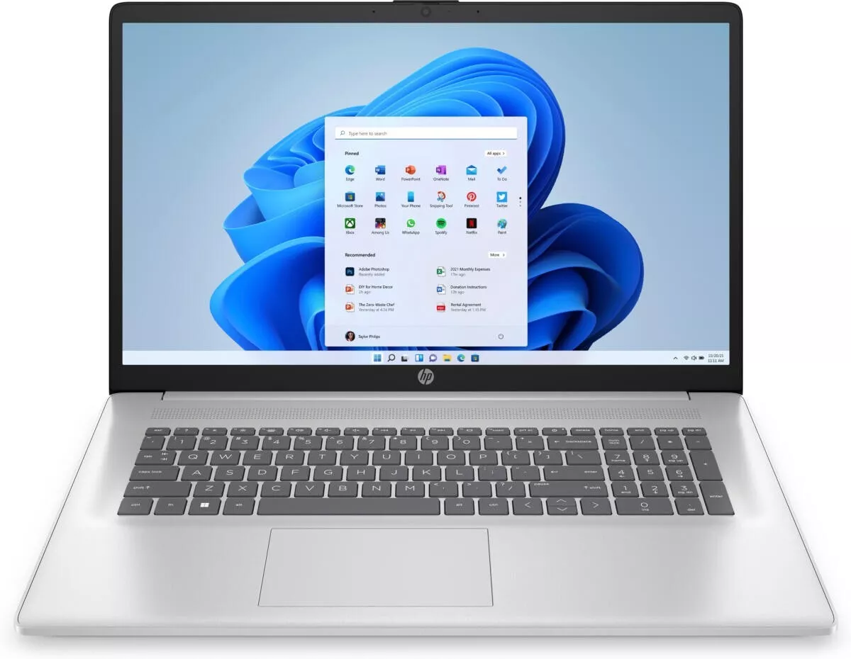 HP 17.3" Touchscreen Laptop – AMD Ryzen 5 7530U, 16GB RAM, 1TB SSD, Windows 11 Home, Large Display N extra image