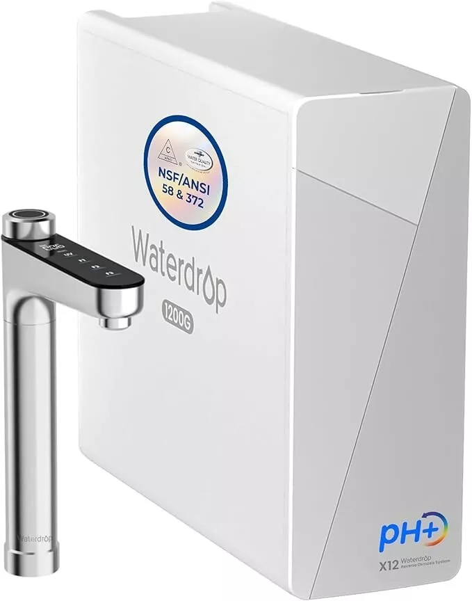 Waterdrop X12 Alkaline Mineral pH+ Reverse Osmosis System – 1200 GPD High-Capacity Tankless RO Water extra image