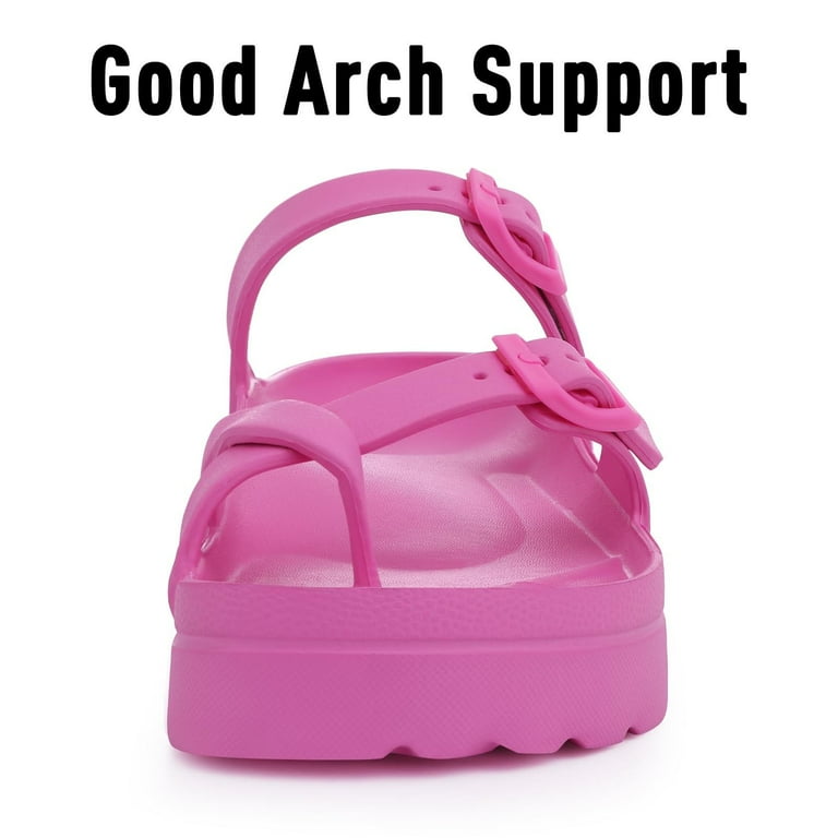 Litfun Arch Support Platform Sandals for Women – Thick Sole Summer Slides with Adjustable Buckles extra image