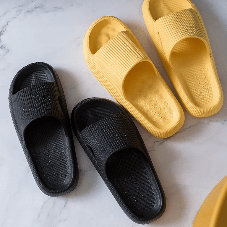 Cloud Slides for Women & Men - Ultra Soft Cushioned EVA Shower Sandals, Quick-Dry Non-Slip Thick Sol extra image