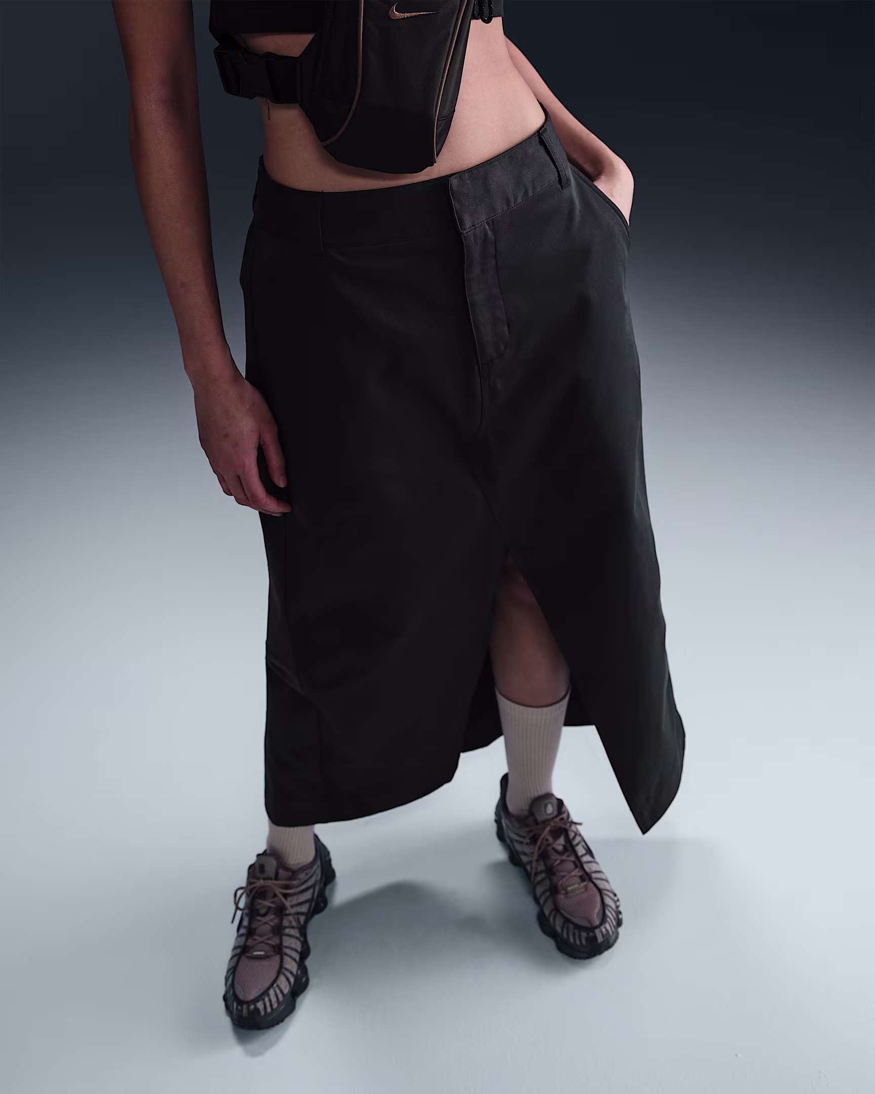 Nike Sportswear Women's Twill Skirt – High-Waisted Utility-Inspired Everyday Casual Skirt extra image