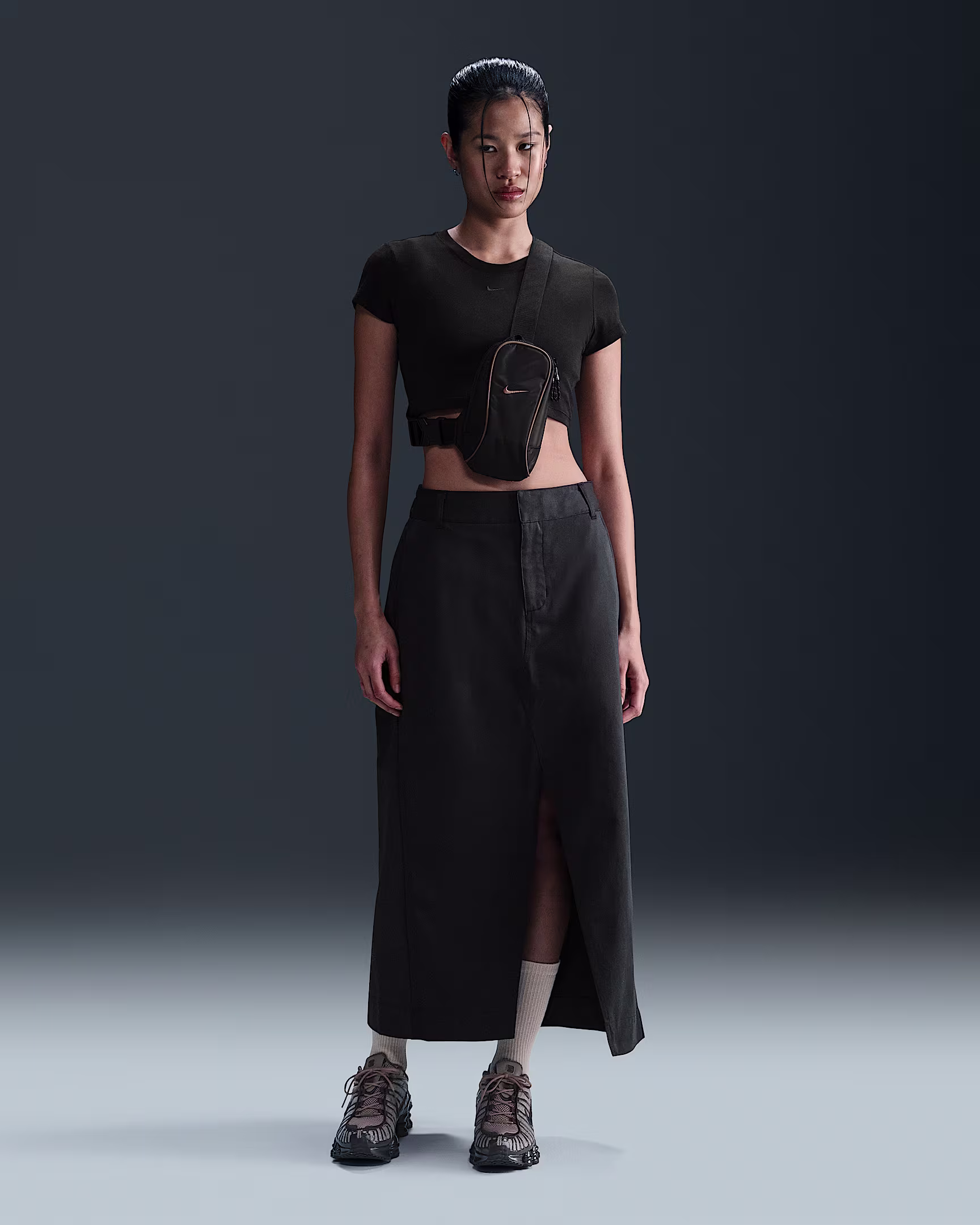 Nike Sportswear Women's Twill Skirt – High-Waisted Utility-Inspired Everyday Casual Skirt extra image