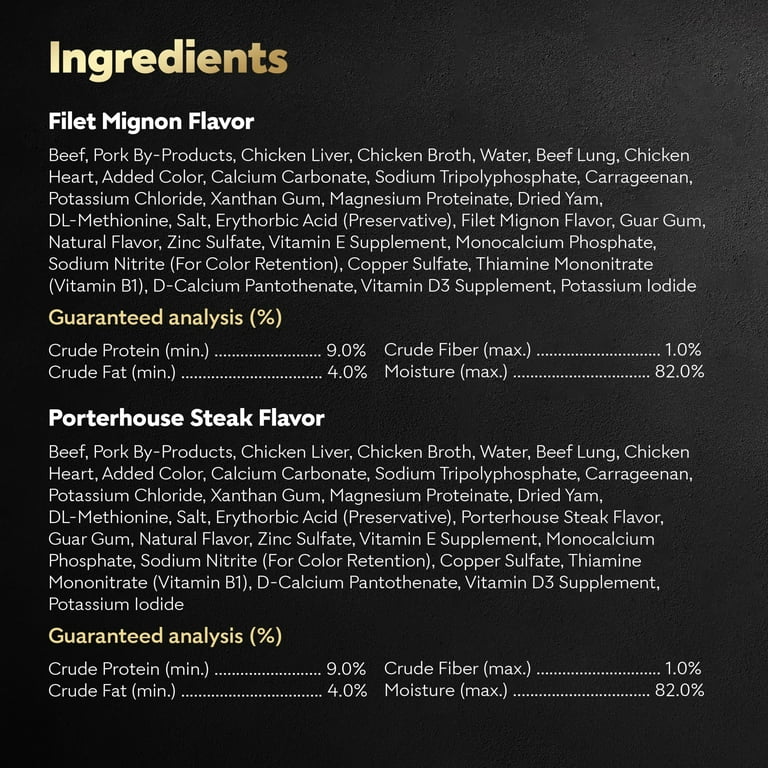 Cesar Classic Loaf in Sauce Wet Dog Food Variety Pack, Beef & Steak Flavors – 3.5 oz Trays | AmazPromo