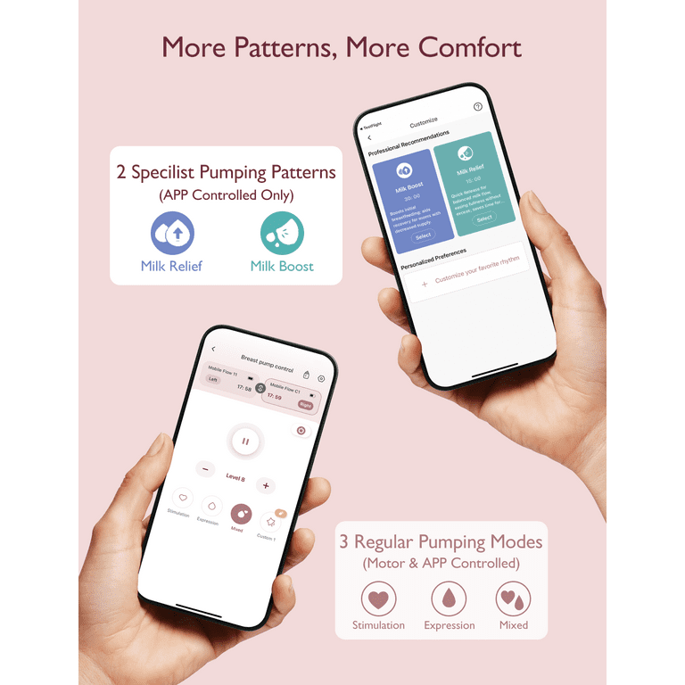 Momcozy M9 Wearable Breast Pump Hands-Free - Mobile Flow Electric Pump with App Control, Strong Suct extra image