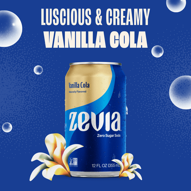 Zevia Sugar-Free Soda Variety Pack – 8 Cans, 0 Calorie Stevia-Sweetened Soft Drinks – Keto, Vegan extra image