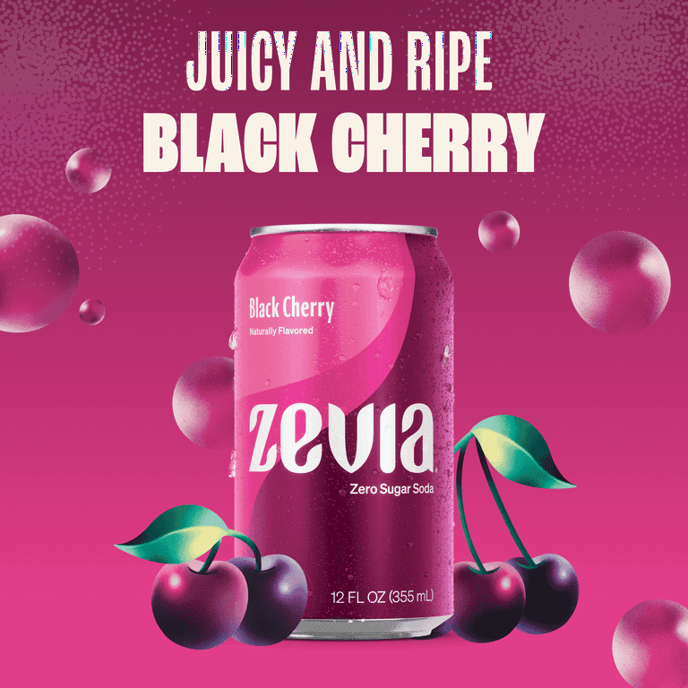 Zevia Sugar-Free Soda Variety Pack – 8 Cans, 0 Calorie Stevia-Sweetened Soft Drinks – Keto, Vegan extra image