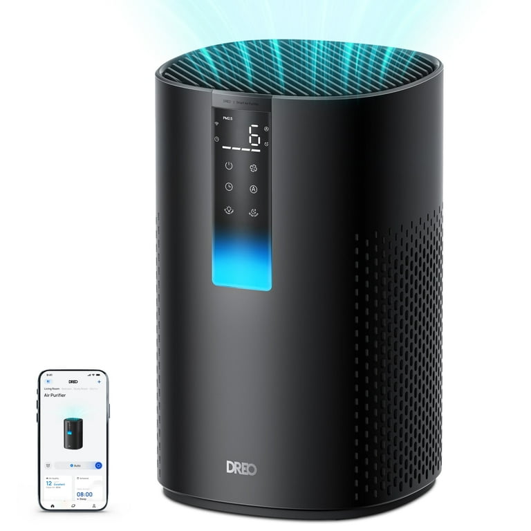 Dreo Smart HEPA Air Purifier for Large Rooms 1600 sq.ft – 5-Stage Filtration, PM2.5 Display, Alexa C | AmazPromo
