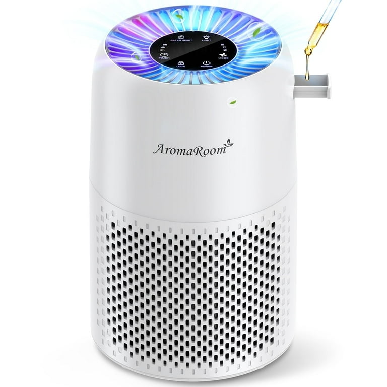 Aroma Room H13 HEPA Air Purifier for Home, 157 Sq Ft Coverage – Portable Air Cleaner with RGB Night | AmazPromo