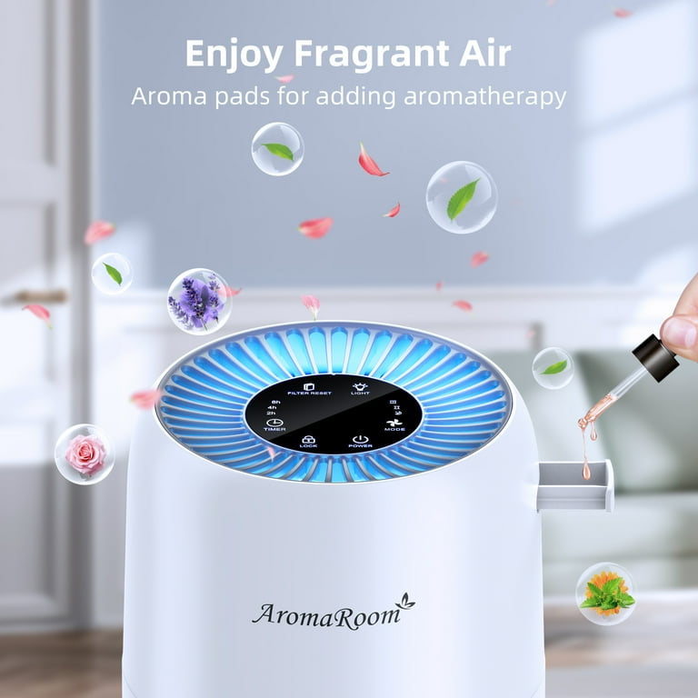 Aroma Room H13 HEPA Air Purifier for Home, 157 Sq Ft Coverage – Portable Air Cleaner with RGB Night extra image