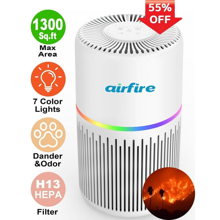 DR. J Professional HEPA Air Purifier for Large Rooms up to 1300 Sq Ft – High-Efficiency Air Cleaner | AmazPromo