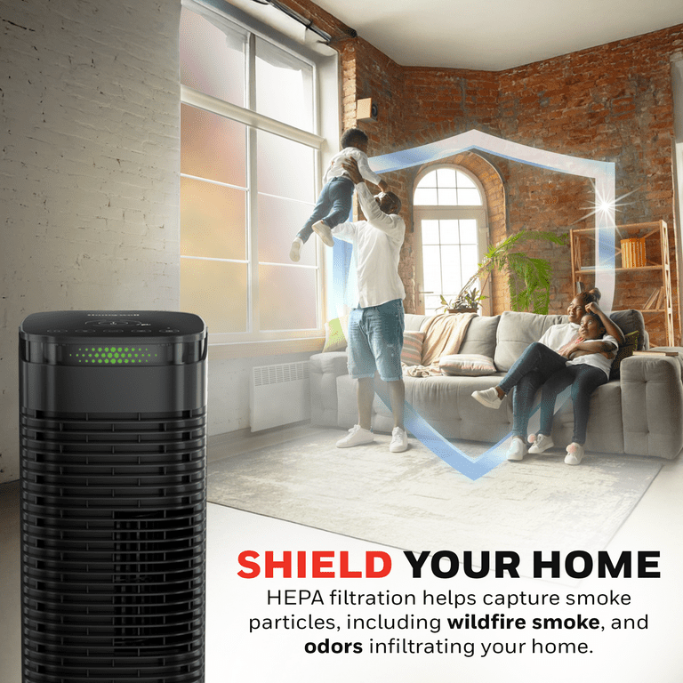 Honeywell HPA180 HEPA Air Purifier for Home – Smart Allergen Remover for Smoke, Dust, Pollen, Pet Da | AmazPromo
