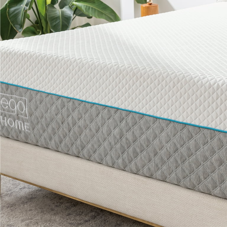 MLILY Ego Home 14” Queen Gel Memory Foam Mattress in a Box – Cooling Bamboo Charcoal Foam, Pressure | AmazPromo