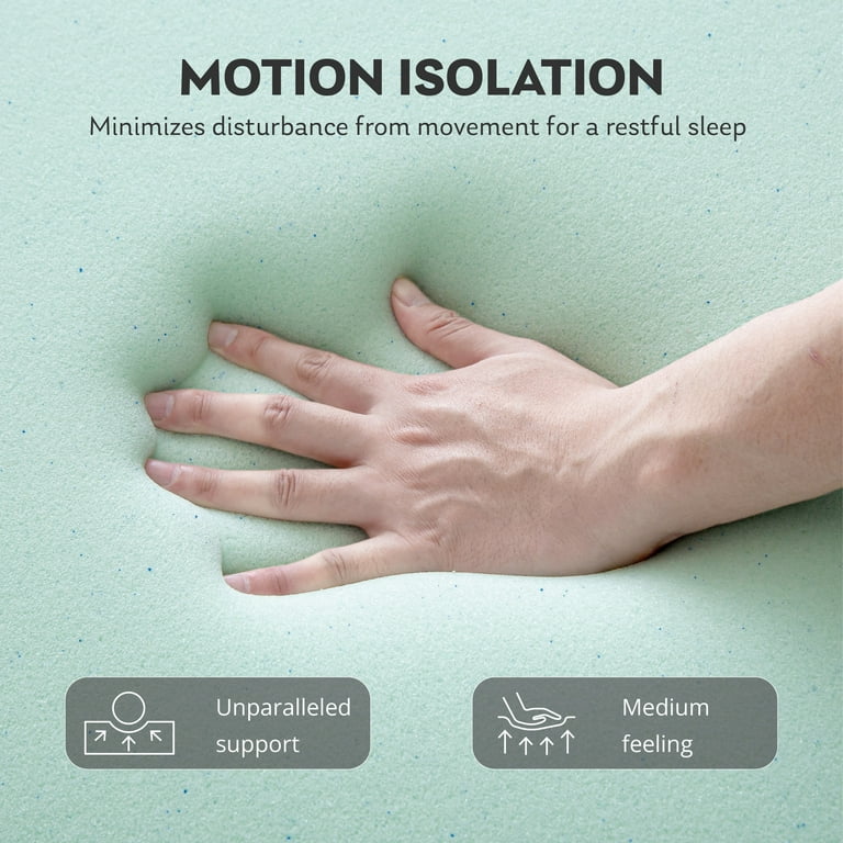 MLILY Ego 12-Inch Gel Memory Foam Queen Mattress in a Box – Medium Firm, Green Tea Infused, Cooling extra image