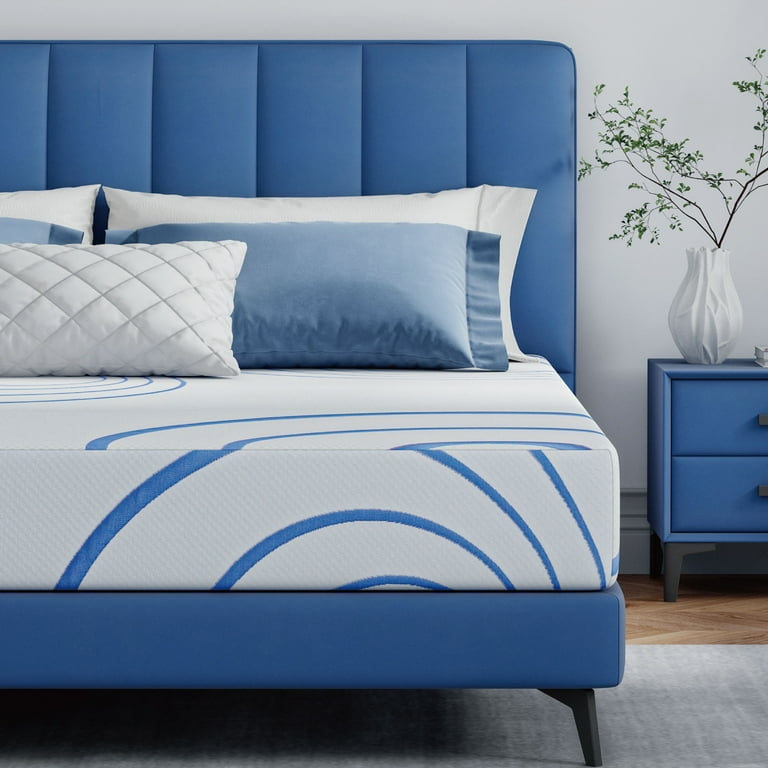 MLILY Ego Charcoal 8” Gel Memory Foam Queen Mattress in a Box – Medium Firm, Cooling & Pressure Reli extra image