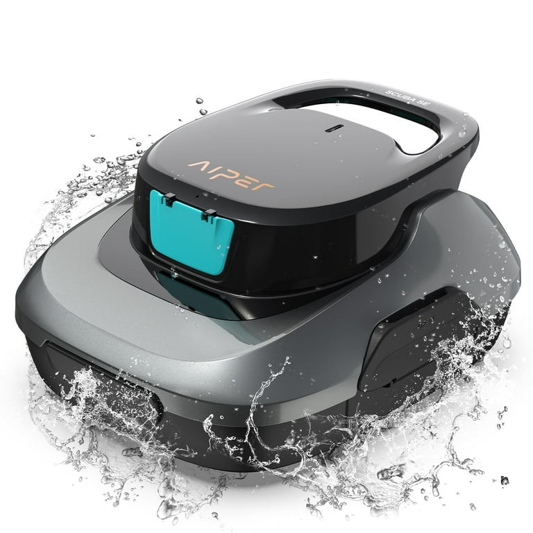 Aiper Scuba SE Cordless Robotic Pool Cleaner – Smart Vacuum for Flat Floor & Above Ground Pools | 90 | AmazPromo