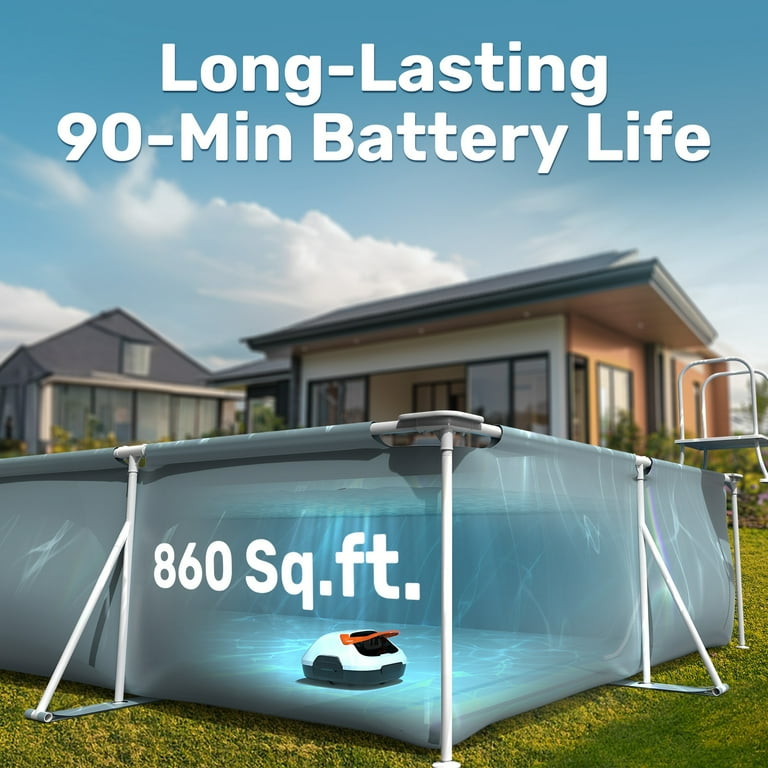 Gosvor Cordless Robotic Pool Vacuum Cleaner – Rechargeable Above Ground Pool Cleaner for Flat Floors extra image