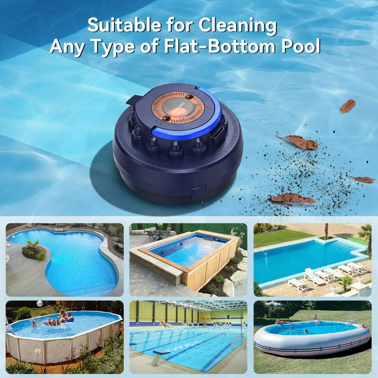Poolease Cordless Robotic Pool Cleaner – Dual 45W Motors, 2L Debris Bin, Auto-Parking, Upgraded Suct extra image