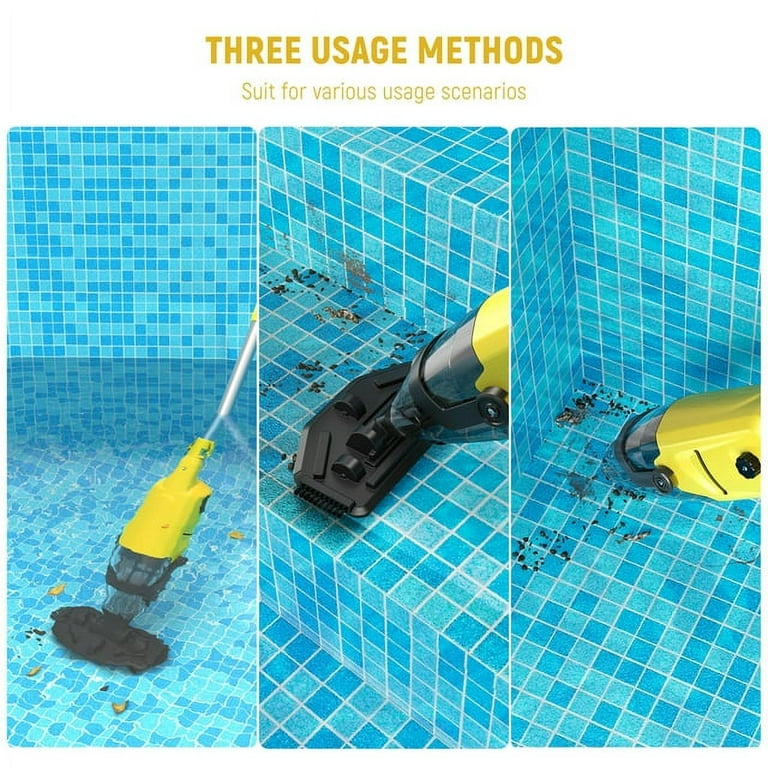 Efurden Cordless Pool Vacuum for Above Ground Pools, Spas & Hot Tubs – 60 Min Rechargeable Handheld extra image