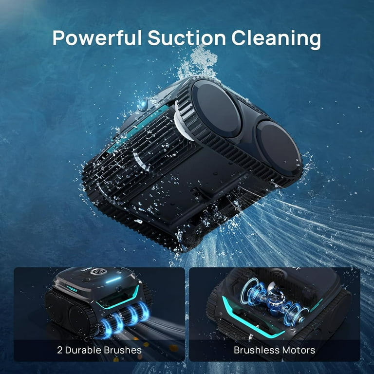 WYBOT C2 Vision AI Robotic Pool Cleaner – Cordless 8-in-1 Smart Vacuum with AI Camera, Wall Climbing extra image