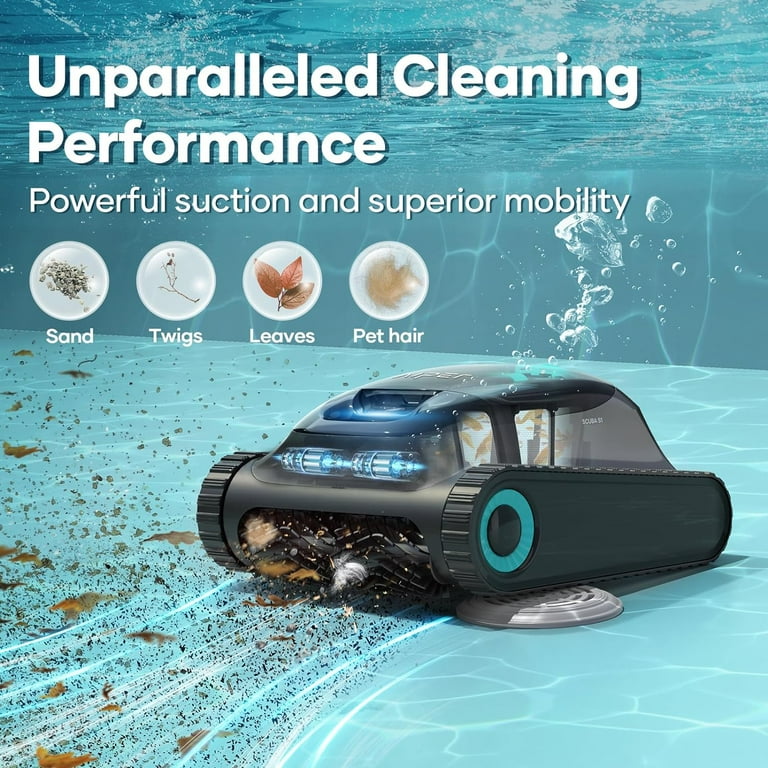AIPER Scuba S1 Cordless Robotic Pool Vacuum Cleaner – Wall-Climbing, Smart Auto Cleaning for In-Grou | AmazPromo