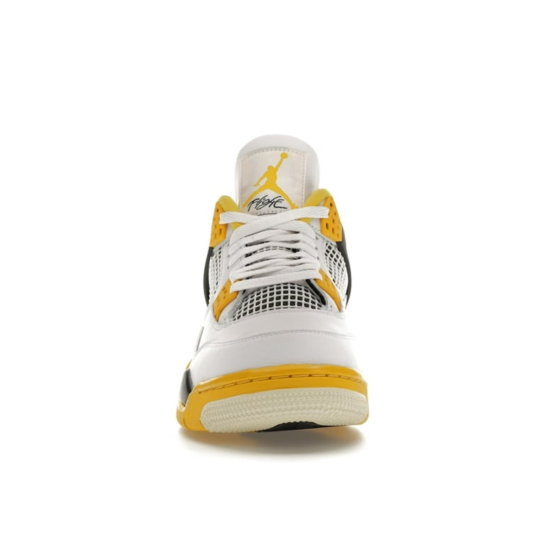 Jordan 4 Retro Vivid Sulfur Women’s Sneakers – Limited Edition White/Coconut Milk AQ9129-101 | Fast | AmazPromo