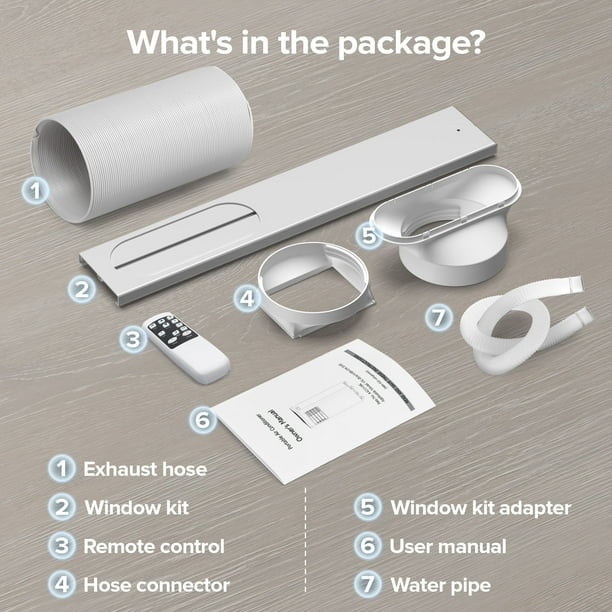 Havato 8000 BTU 4-in-1 Portable Air Conditioner for Room up to 350 Sq.Ft – Quiet AC with Dehumidifie | AmazPromo