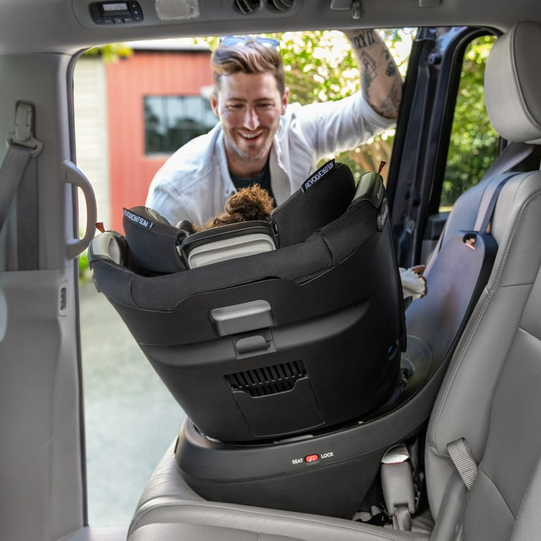 Evenflo Revolve360 Slim 2-in-1 Rotational Car Seat – 360° Swivel, Rear & Forward Facing, Compact Fit | AmazPromo