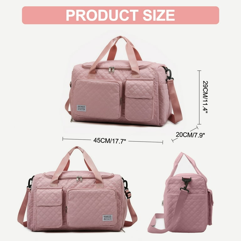 DAKIMOE Waterproof Travel Duffle Bag for Women & Men – Foldable Weekender Overnight Gym Bag | AmazPromo