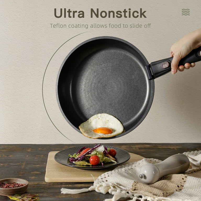 Astercook 20-Piece Nonstick Pots & Pans Set with Detachable Handles, Induction & Oven Safe Cookware extra image