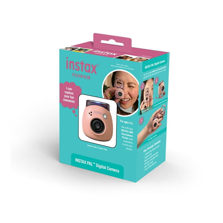 Fujifilm Instax PAL Digital Camera Pink – Mini Portable Bluetooth Camera with Wide-Angle Lens & Smar | AmazPromo