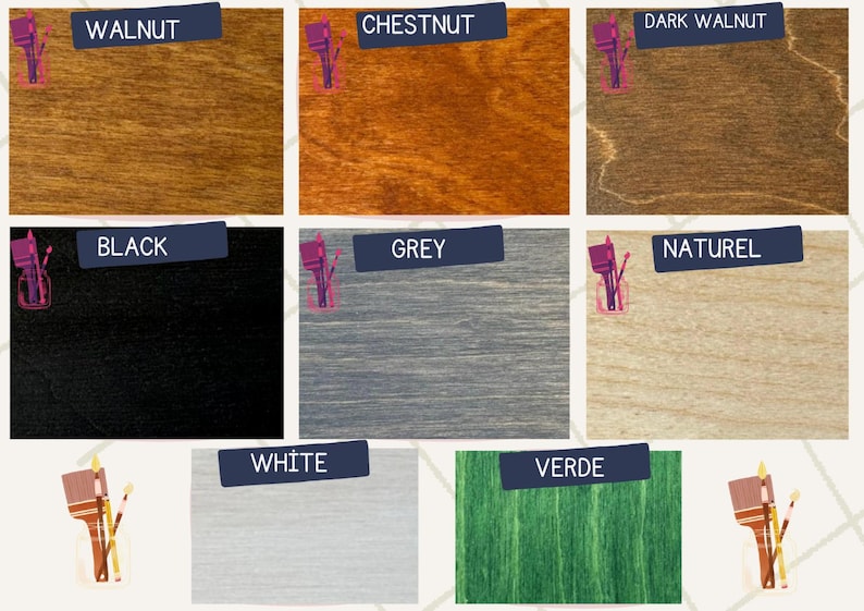 Solid Pine Wood Bookshelf – Mid Century Modern 4-Tier Bookcase, Handmade Wooden Storage Shelf extra image