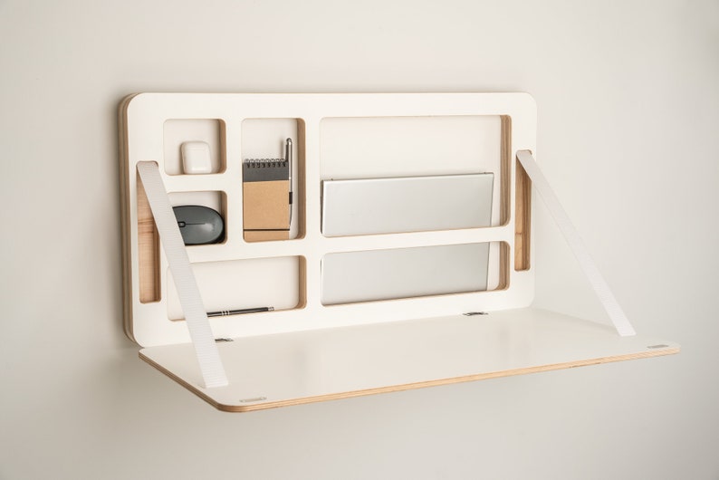 Space-Saving Murphy Desk by FunctionSitelv – Minimalist Wall-Mounted Floating Workstation | AmazPromo