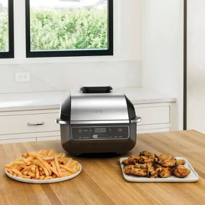 Ninja Foodi 6-in-1 Smart Indoor Grill & 4-Quart Air Fryer – Countertop Multi-Cooker with Roast, Bake extra image
