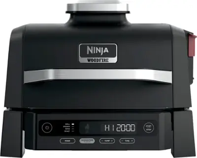 Ninja Woodfire Outdoor Grill & Smoker – 4-in-1 Electric BBQ Grill with Real Woodfire Flavor, Smoker | AmazPromo