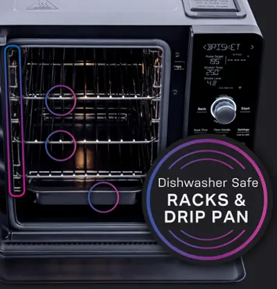 GE Profile Smart Indoor Electric Smoker with Active Smoke Filtration & WiFi App Control – 6 Preset F extra image