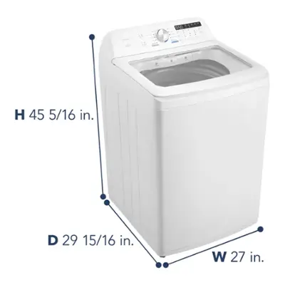 Insignia™ 4.1 Cu. Ft. Top Load Washing Machine with ColdMotion Technology, 10 Wash Cycles & Auto Sen extra image