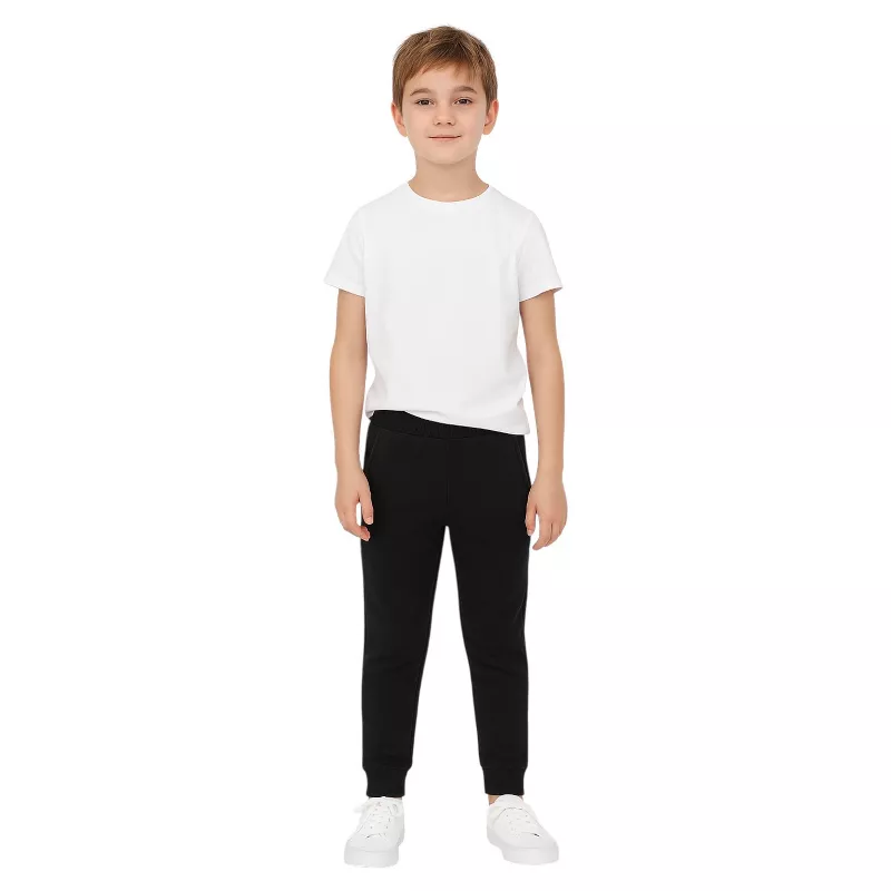 Kids 4-Pack Fleece Sweatpants – Ultra Soft Warm Jogger Pants with Adjustable Waistband for Boys | AmazPromo