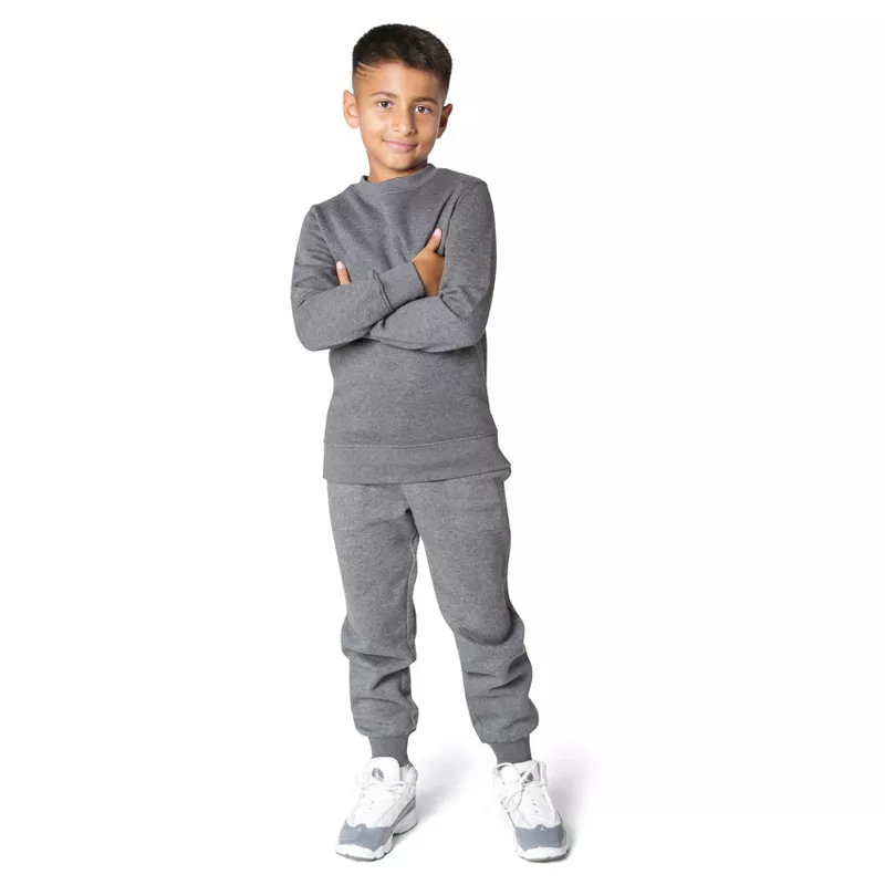 EVERYDAY KIDS Boys Fleece Jogger Sweatpants – Ultra-Soft Activewear for Play, Sports & Lounging | AmazPromo