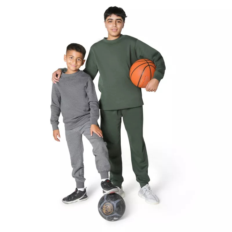 EVERYDAY KIDS Boys Fleece Jogger Sweatpants – Ultra-Soft Activewear for Play, Sports & Lounging extra image