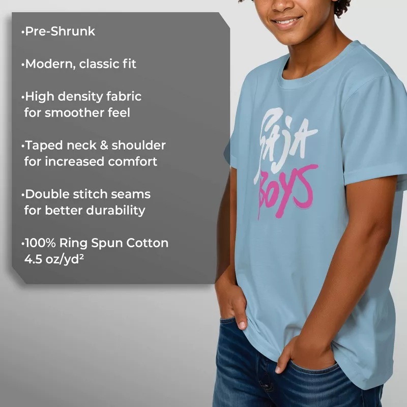 Boys’ Saja Boys Logo Graphic T-Shirt – KPop Demon Hunters Fan Tee for Kids & Teens | AmazPromo