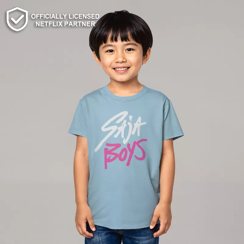 Boys’ Saja Boys Logo Graphic T-Shirt – KPop Demon Hunters Fan Tee for Kids & Teens extra image
