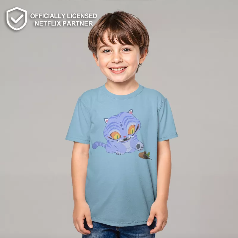 Boys KPop Demon Hunters Derpy Graphic T-Shirt – Trendy Anime Idol Tee for Kids | AmazPromo