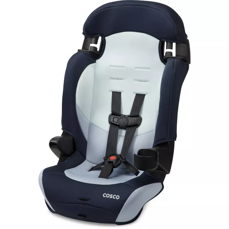 Cosco Rainbow 2-in-1 Deluxe Booster Car Seat for Kids | Forward-Facing & Belt-Positioning Safety Sea | AmazPromo