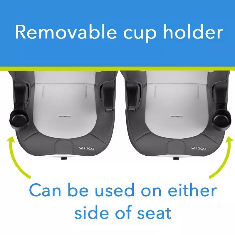 Cosco Rainbow 2-in-1 Deluxe Booster Car Seat for Kids | Forward-Facing & Belt-Positioning Safety Sea extra image