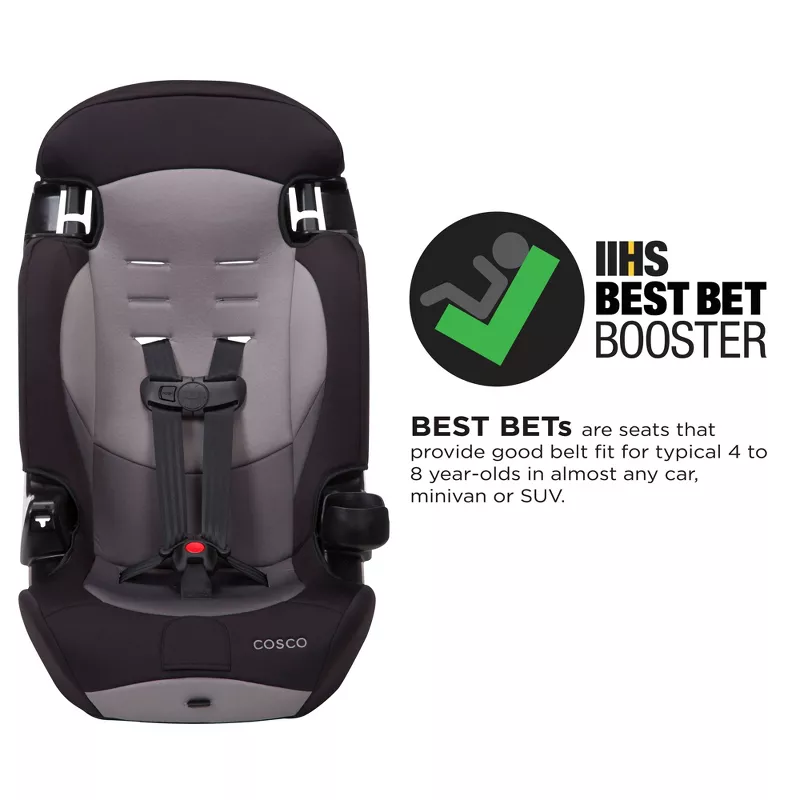 Cosco Rainbow 2-in-1 Deluxe Booster Car Seat for Kids | Forward-Facing & Belt-Positioning Safety Sea extra image