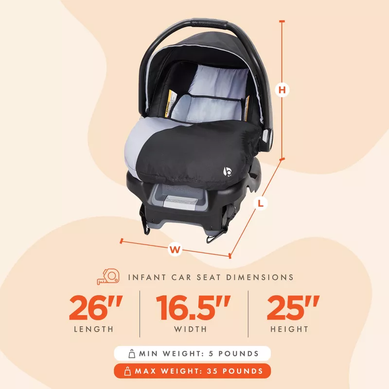Baby Trend Ally Infant Car Seat Carrier Travel System – Extra Cozy Newborn Car Seat for Babies Up to | AmazPromo