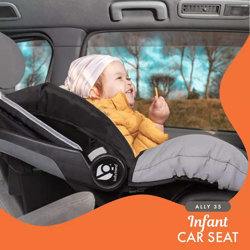 Baby Trend Ally Infant Car Seat Carrier Travel System – Extra Cozy Newborn Car Seat for Babies Up to extra image