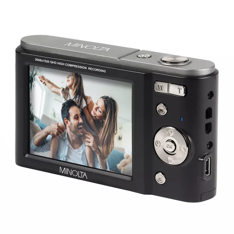 Minolta® MND20 44MP Digital Camera with 16x Zoom, 2.7K Quad HD Video, Anti-Shake Stabilization & 2.9 extra image